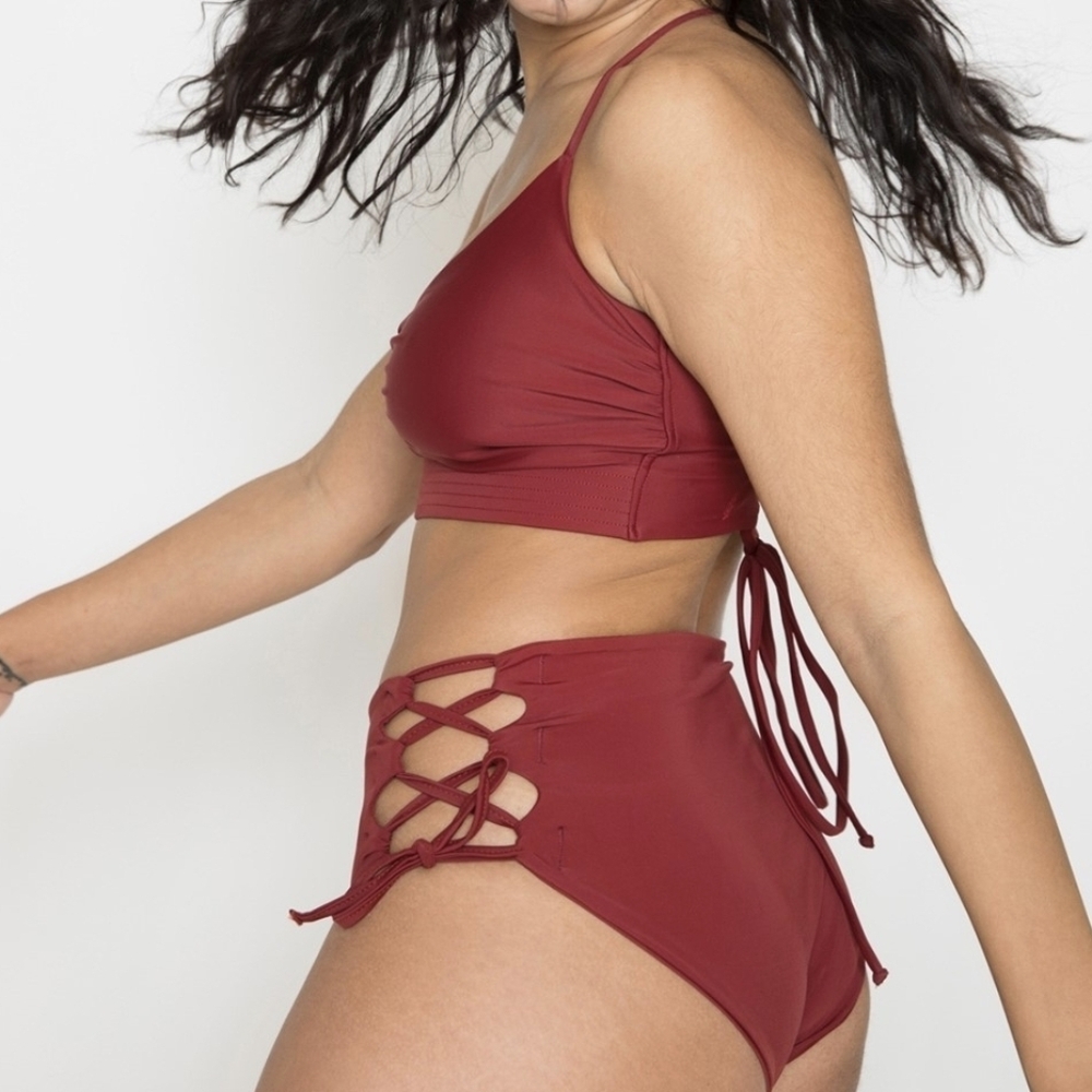 Wild Isles Swim Lola Side Tie Bottoms